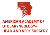 logo for the American Academy of Otolaryngology — Head and Neck Surgery.